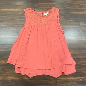 Rouge Red Tank Top | Style & Co